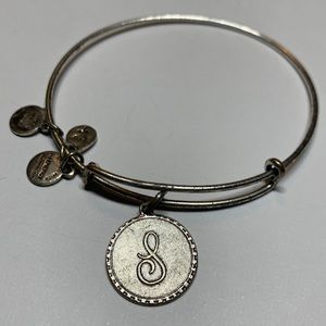 3/$15 Alex and Ani initial “S” silver tone bracelet